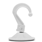 Cabide De Pressão Com Ventosa Branco | Kaztec | Kit 06 Un